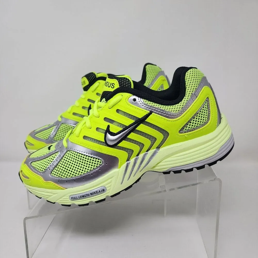 Nike Air Pegasus Shoes Womens Size 9 Yellow Silver Running Sneakers Gym Casual